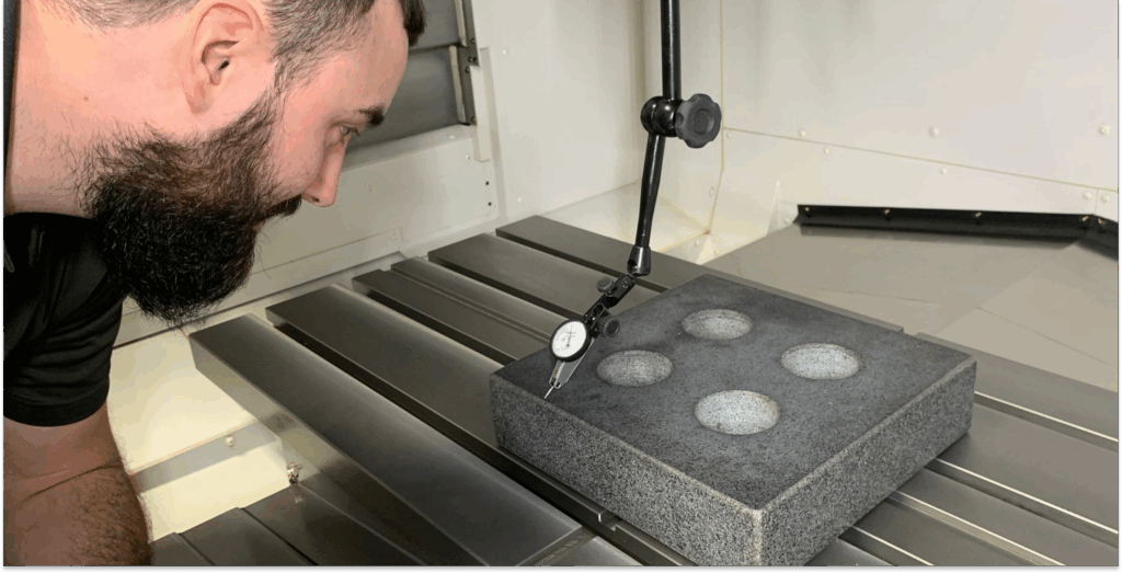 Precision inspection and calibration in CNC environment